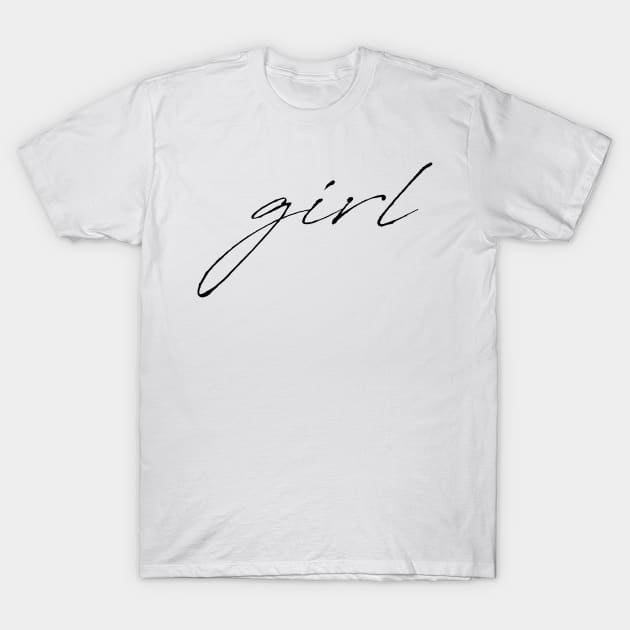 girl T-Shirt by Gigart